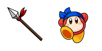 Kirby Bandana Waddle Dee & Spear Cursor Pack