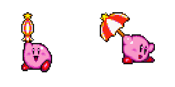 Kirby with Umbrella Cursor Pack