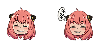 Spy x Family Anya Smug Face Cursor Pack