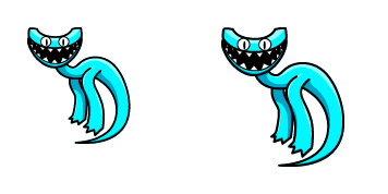 Rainbow Friends Cyan Cursor Pack