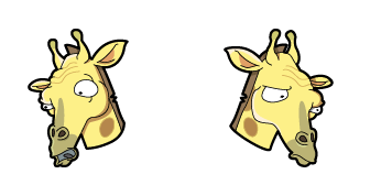 Rick and Morty Reverse Giraffe Cursor Pack