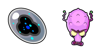 Rick and Morty Prince Nebulon & Dark Energy Ball Cursor Pack