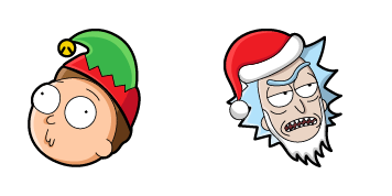 Christmas Rick and Morty Cursor Pack