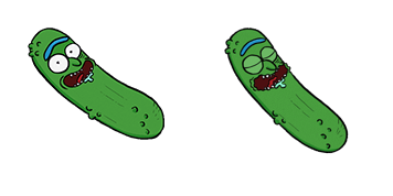Rick and Morty Pickle Rick Animated cute cursor