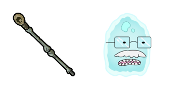 Rick and Morty Dr. Xenon Bloom & Cane Cursor Pack