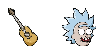 Rick and Morty Tiny Rick & Guitar