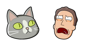 Rick and Morty Jerry Smith & Talking Cat Cursor Pack