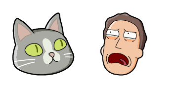 Rick and Morty Jerry Smith & Talking Cat