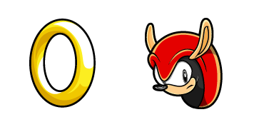 Sonic Mighty the Armadillo & Ring Animated