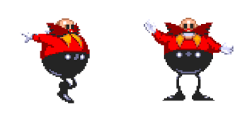 Sonic the Hedgehog Dr. Eggman Pixel Cursor Pack