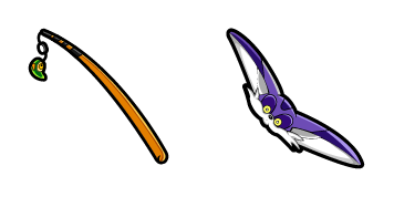 Sonic Big the Cat & Fishing Rod Cursor Pack