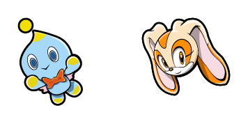 Sonic Cream the Rabbit & Cheese Cursor Pack