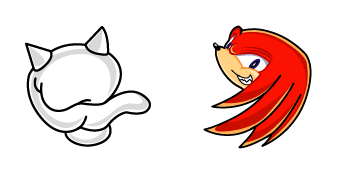 Sonic Knuckles the Echidna Cursor Pack