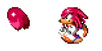 Sonic Triple Trouble Knuckles the Echidna Cursor Pack