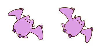 Pusheen the Bat Cursor Pack