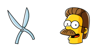 The Simpsons Ned Flanders & Lawn Shears