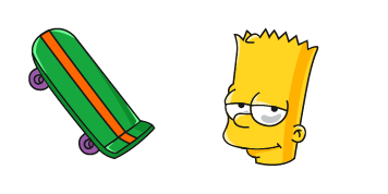 The Simpsons Bart & Skateboard