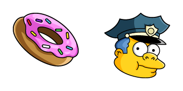 Pack de curseurs The Simpsons Clancy Wiggum