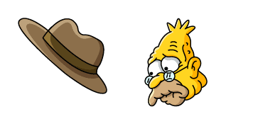 The Simpsons Abraham & Hat Cursor Pack