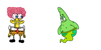 Spongebob Zombie & Ghost Patrick