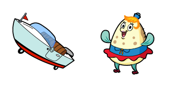SpongeBob Mrs. Puff & Boat