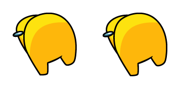 Yellow Twerk Cursor Pack