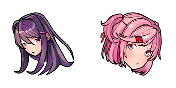 Pack de curseurs DDLC Yuri & Natsuki