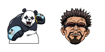 Jujutsu Kaisen Masamichi Yaga & Panda Cursor Pack