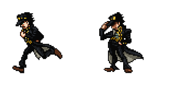 Pack de curseurs Jotaro Kujo Running Pixel