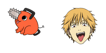 Chainsaw Man Denji & Pochita Cursor Pack