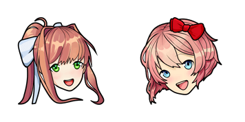 DDLC Sayori & Monika Cursor Pack