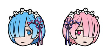 ReZero Rem & Ram Cursor Pack