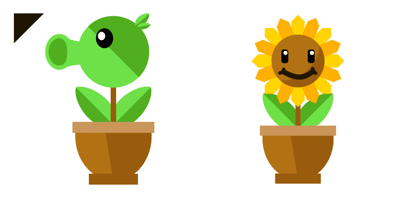 Plants vs. Zombies cute cursor