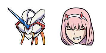 Darling in the FranXX Zero Two & Strelizia Cursor Pack