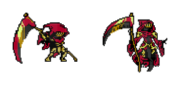 Shovel Knight Specter Knight Pixel Cursor Pack