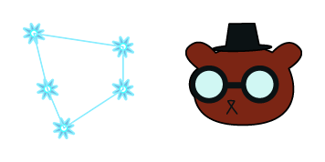 Night in the Woods Angus & Constellation Animated cute cursor
