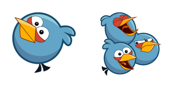 Angry Birds The Blues Cursor Pack