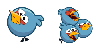 Angry Birds The Blues cute cursor