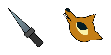 Night in the Woods Gregg Lee & Knife cute cursor