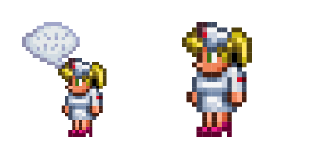 Pack de curseurs Terraria Nurse Pixel