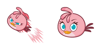 Angry Birds Stella Cursor Pack