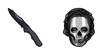 Call of Duty Simon Ghost & Knife cute cursor