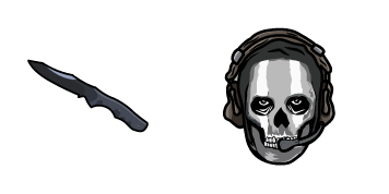 Call of Duty Simon Ghost & Knife Cursor Pack