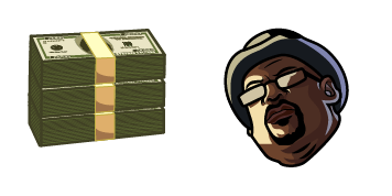 Pack de curseurs GTA San Andreas Big Smoke & Cash