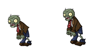 Plants vs. Zombies Basic Zombie Animated