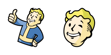 Pack de curseurs Fallout Vault Boy