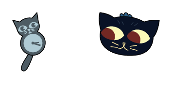 Night in the Woods Candy Borowski & Clock Animated cute cursor