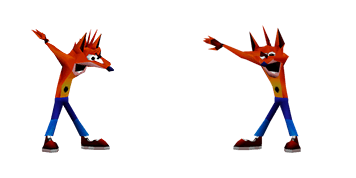 Crash Bandicoot Dab Animated