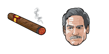 Uncharted Victor Sullivan & Cigar Animated cute cursor