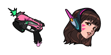 Pack de curseurs Overwatch D.Va & Blaster